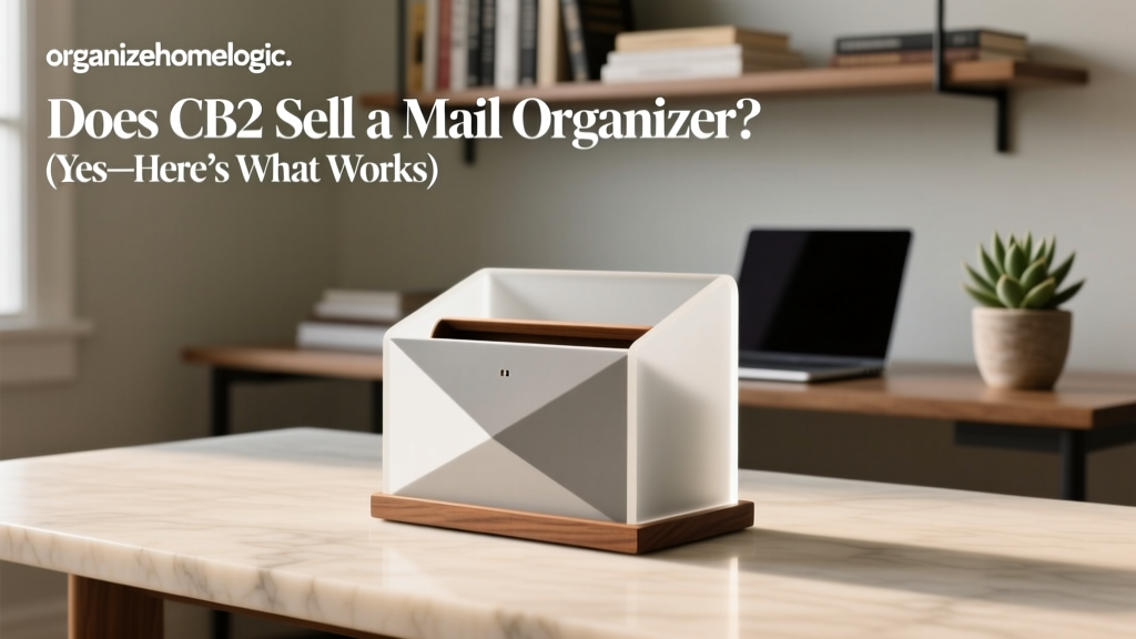 Does CB2 Sell a Mail Organizer? (Yes—Here’s What Works)
