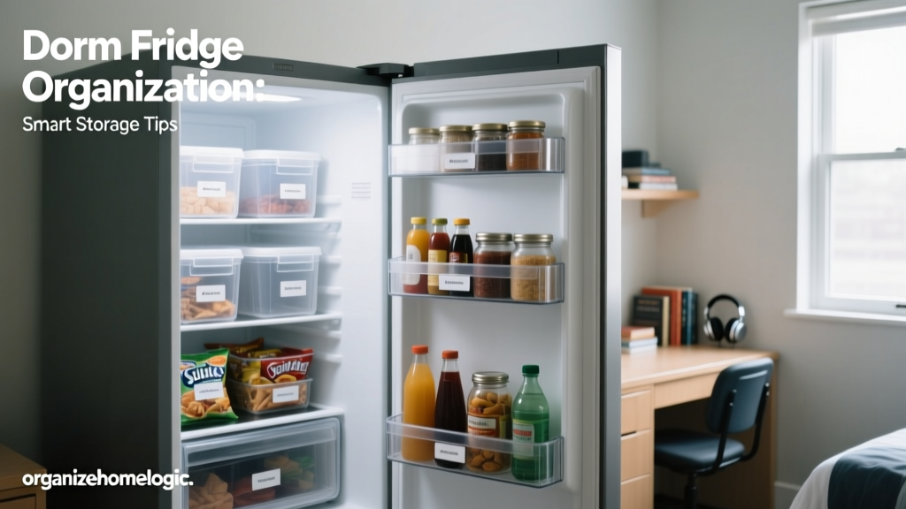 Dorm Fridge Organization: Smart Storage Tips