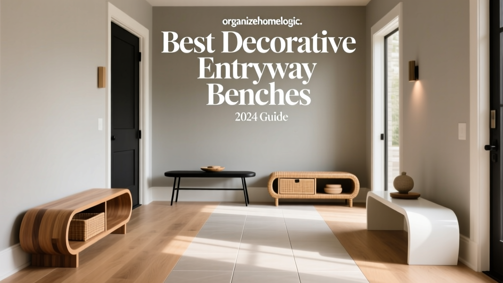 Best Decorative Entryway Benches: 2024 Guide