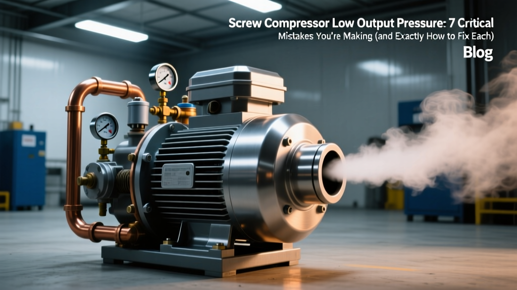 Screw Compressor Low Pressure: 7 Mistakes & Fixes