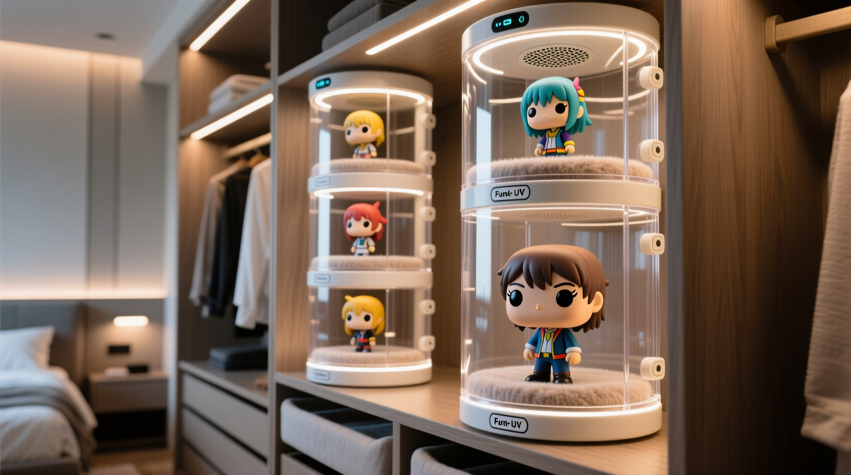 funko pop anime figure closet storage tips