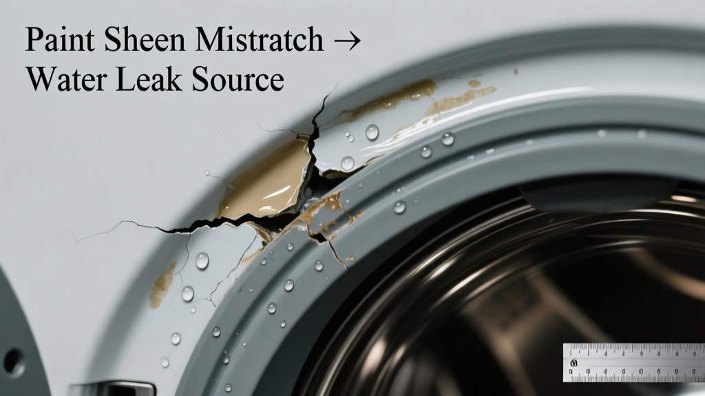 Paint Sheen Mismatch Causing Water Leak: Quick Diagnosis