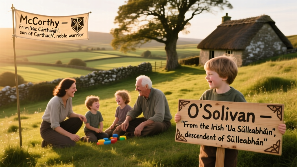 Popular Irish Surnames and Their Historical Meanings: A Guide for Families Exploring Heritage