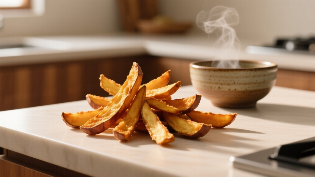 Air Fryer Sweet Potato Fries That Stay Crisp for 8 Hours:...