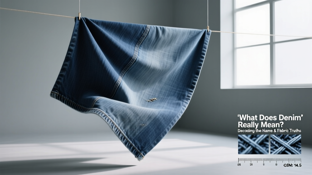 What Does 'Denim' Really Mean? Decoding the Name & Fabric Truths