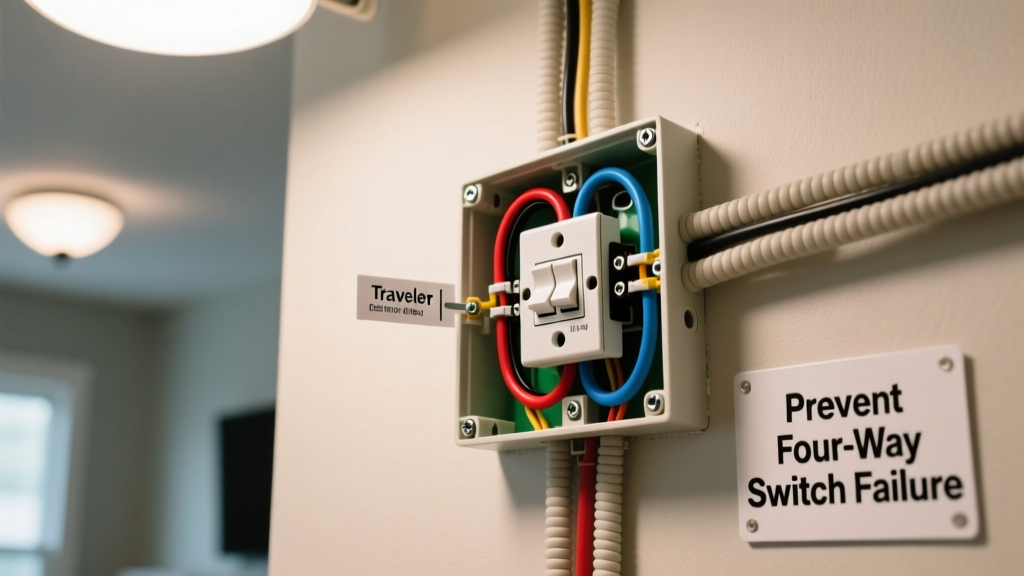 Prevent Four-Way Switch Failure in Home Lighting