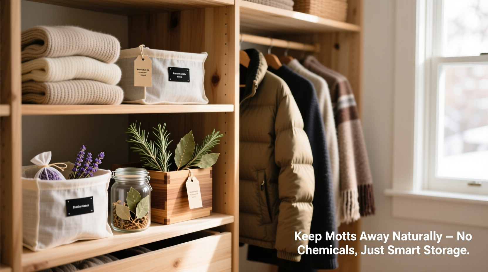 how to store winter clothes to prevent moth damage naturally and affordably