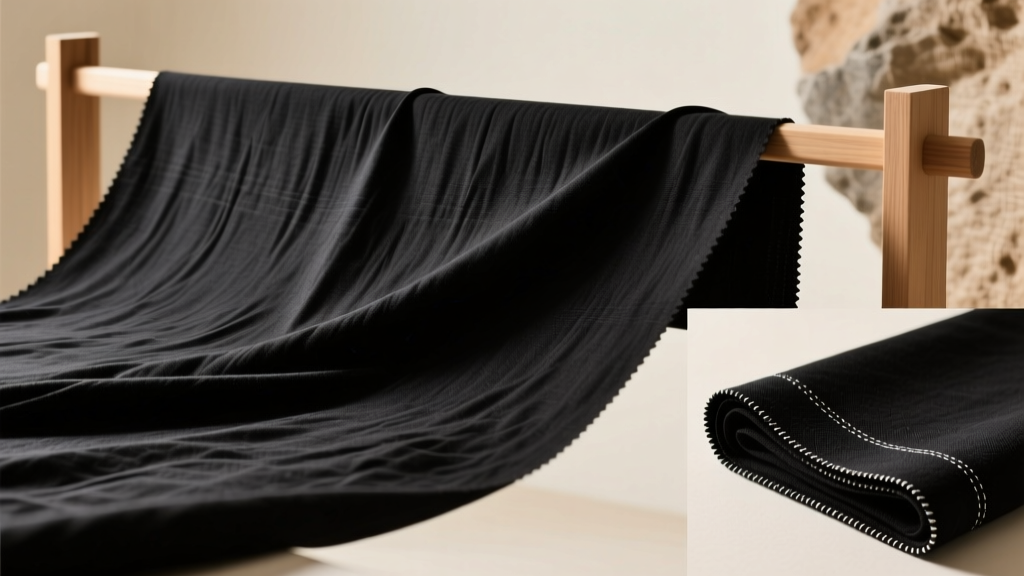 Black Cotton Fabric by the Yard: A Designer’s Guide