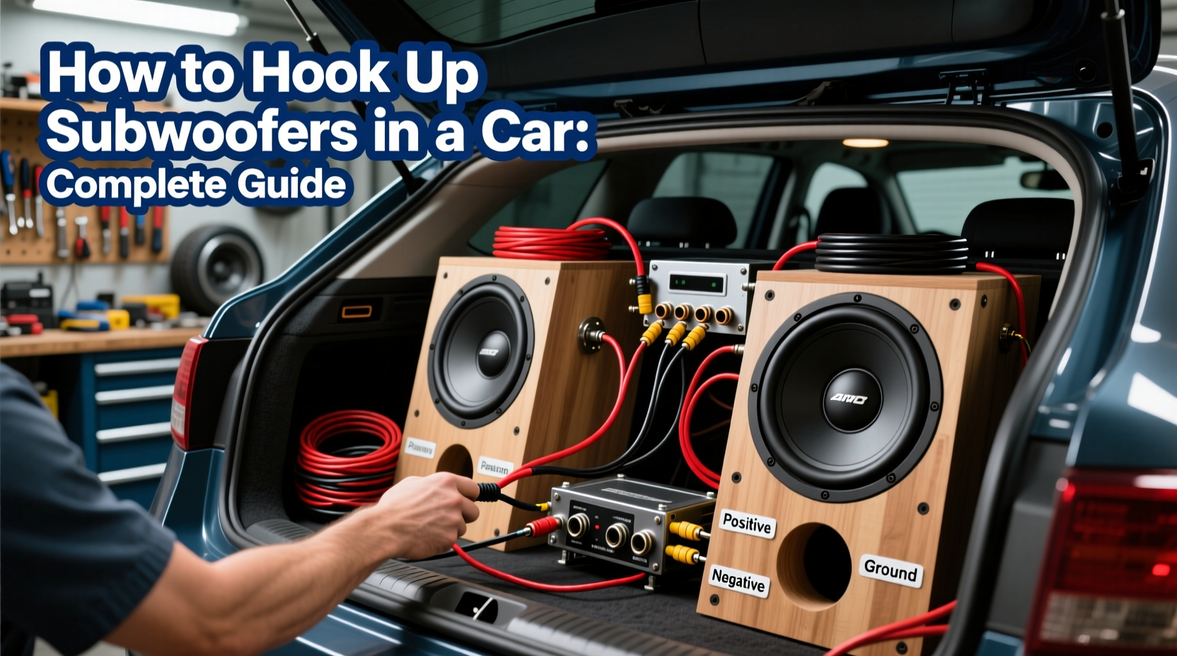 how to hook up subs in a car