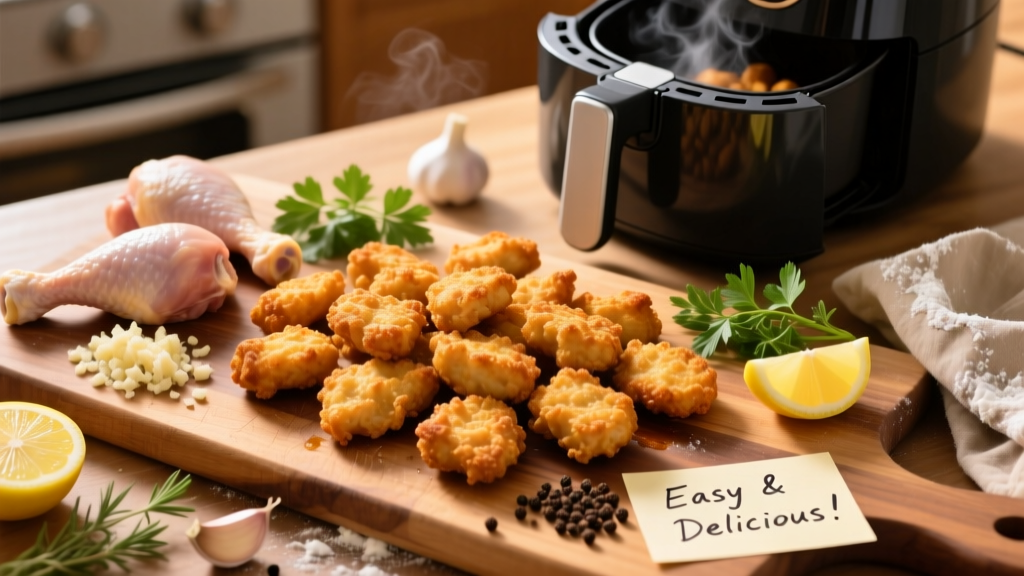 Crispy Air Fryer Chicken Bites (Easy & Juicy!)