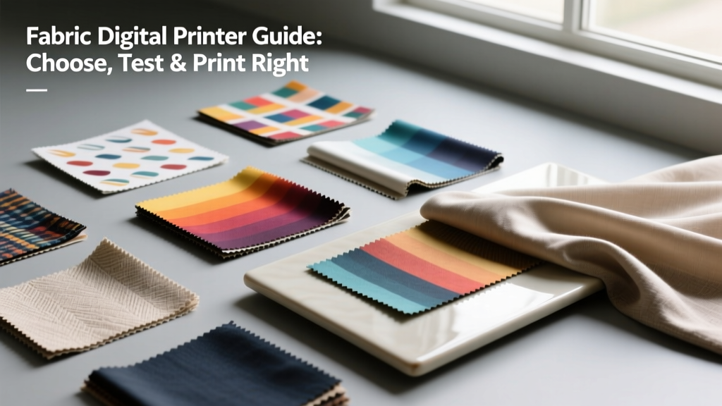 Fabric Digital Printer Guide: Choose, Test & Print Right