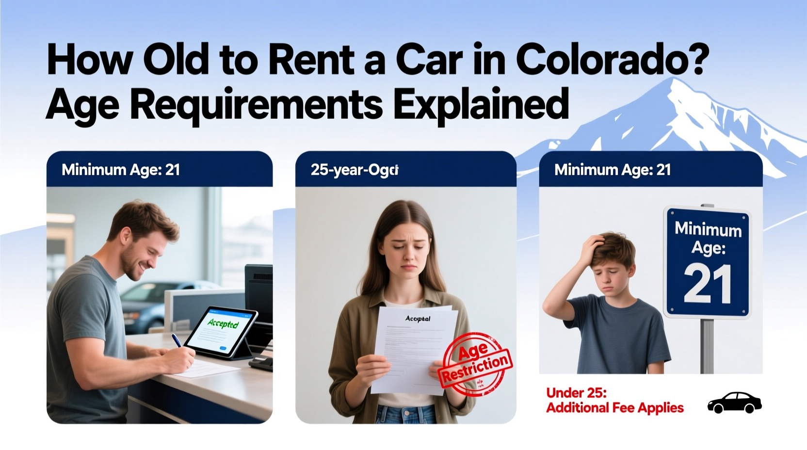 how old to rent car in colorado