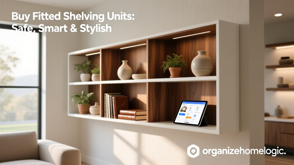 Buy Fitted Shelving Units: Safe, Smart & Stylish