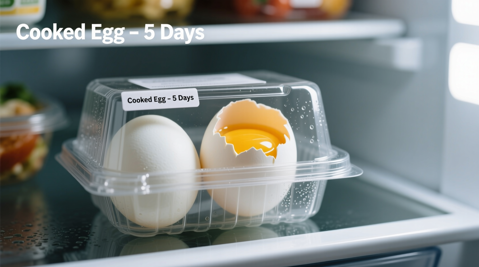 how long is cooked egg good for in the fridge