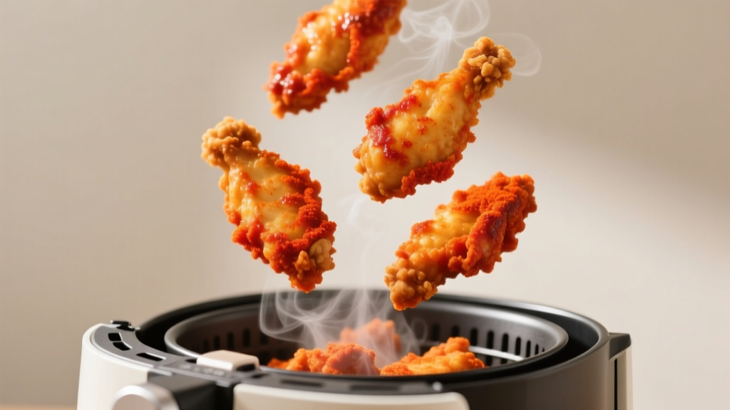 Crispy Nashville Hot Tenders in the Air Fryer