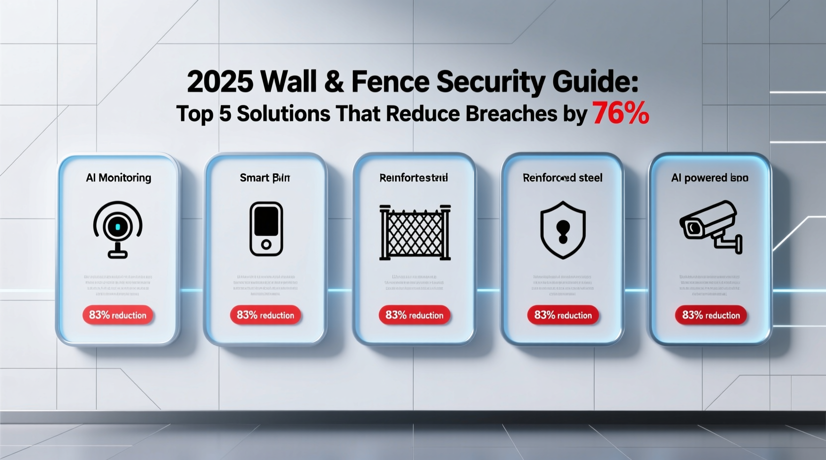 2025 Wall & Fence Security Guide: Top 5 Solutions That Reduce Breaches by 76%