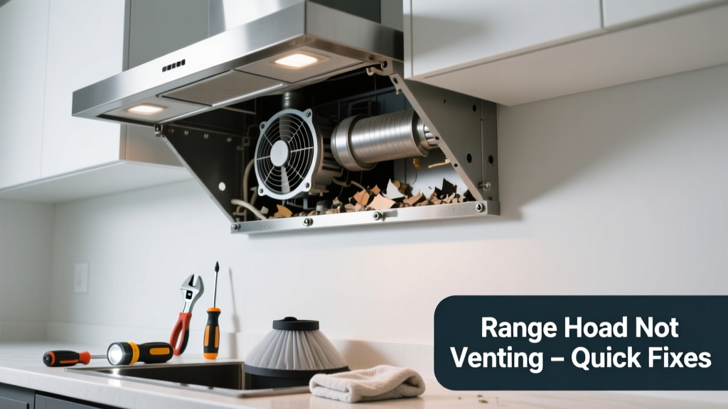Range Hood Not Venting in Kitchen: Quick Fixes