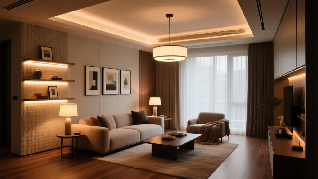Living Room Accent Lighting That Looks Intentional