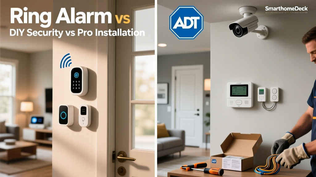 Ring Alarm vs ADT Command: DIY Security vs Pro Installation