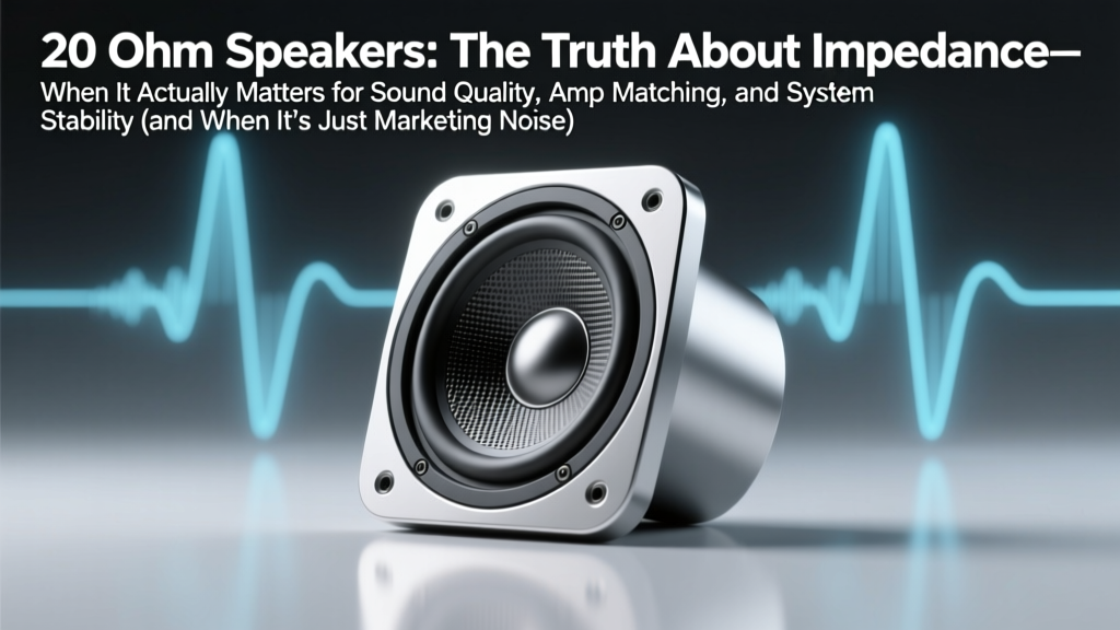 20 Ohm Speakers: The Truth About Impedance—When It Actually Matters for Sound Quality, Amp Matching, and System Stability (and When It’s Just Marketing Noise)
