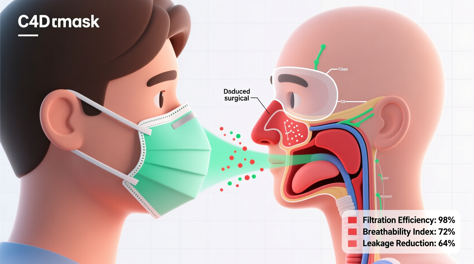 is wearing two masks better than one for air filtration and breathability