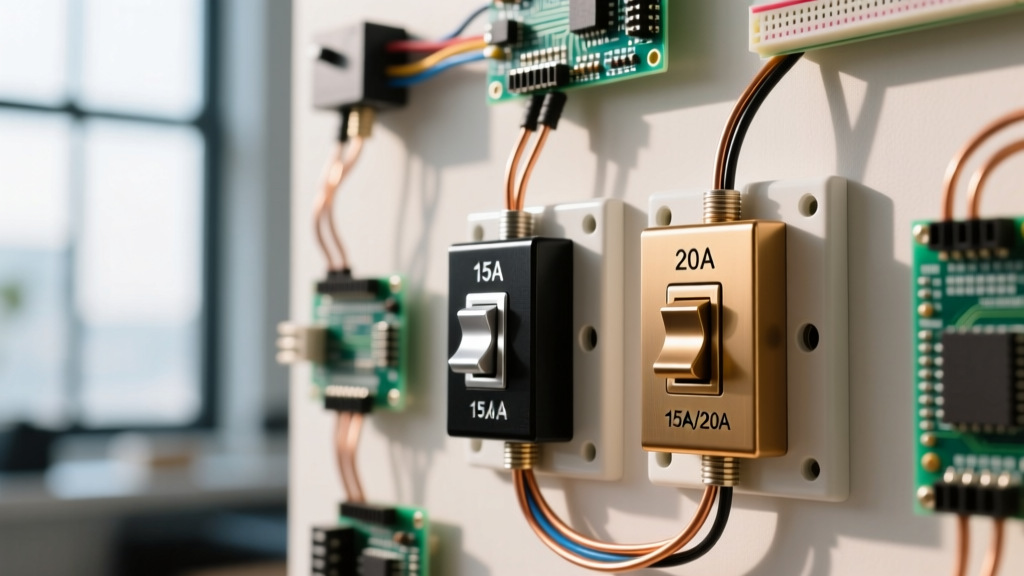How to Choose the Right Light Switch Size: 15A vs 20A Wiring Guide