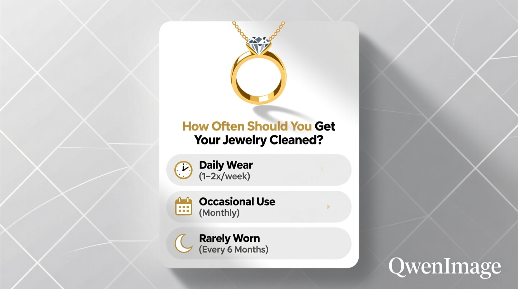 how often should i get my jewelry cleaned