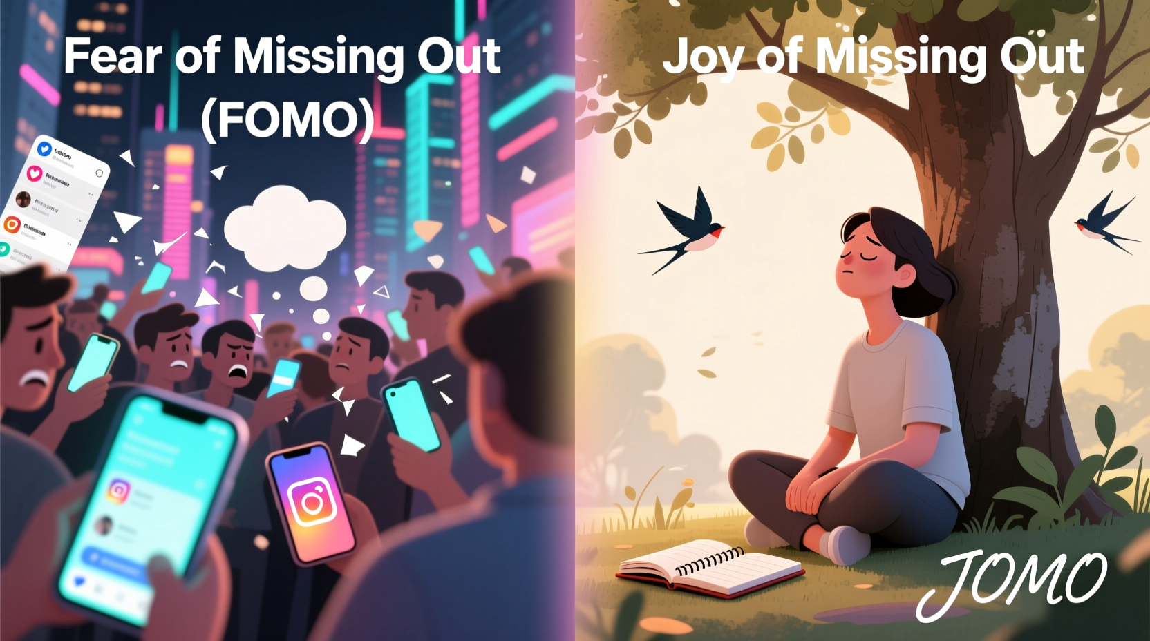 fear of missing out vs joy of missing out how to switch your mindset