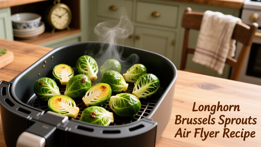 Longhorn Brussels Sprouts Air Fryer Recipe