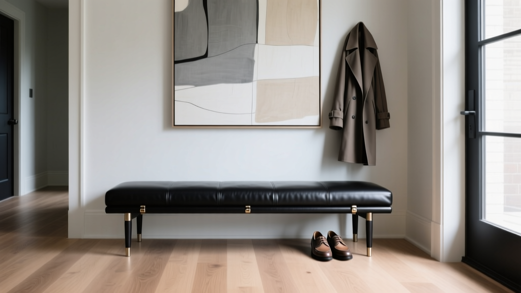Where to Buy a Black Leather Entryway Bench (2024 Guide)