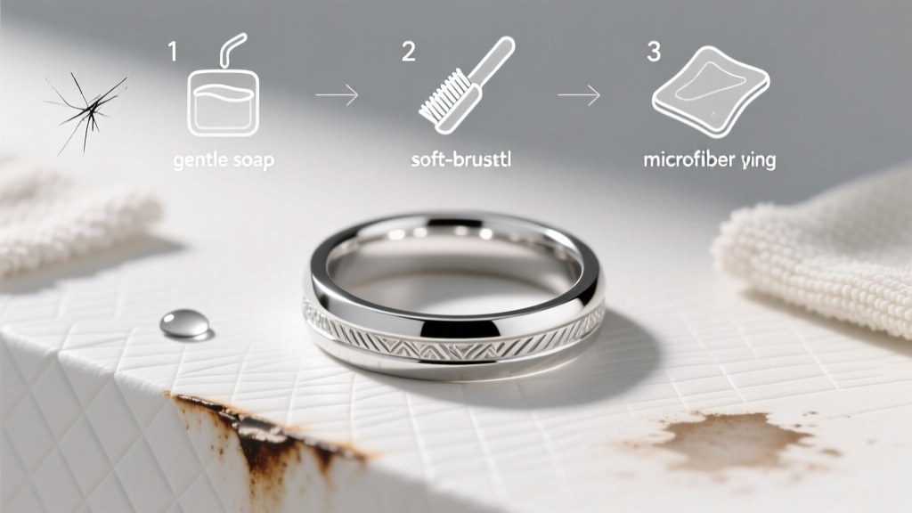 Platinum Wedding Band Cleaning: Safe 3-Step Method (2026)