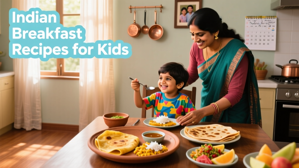 12 Nutrient-Rich Indian Breakfast Recipes for Kids (Ages 2–10) That Boost Focus, Digestion, and Immunity