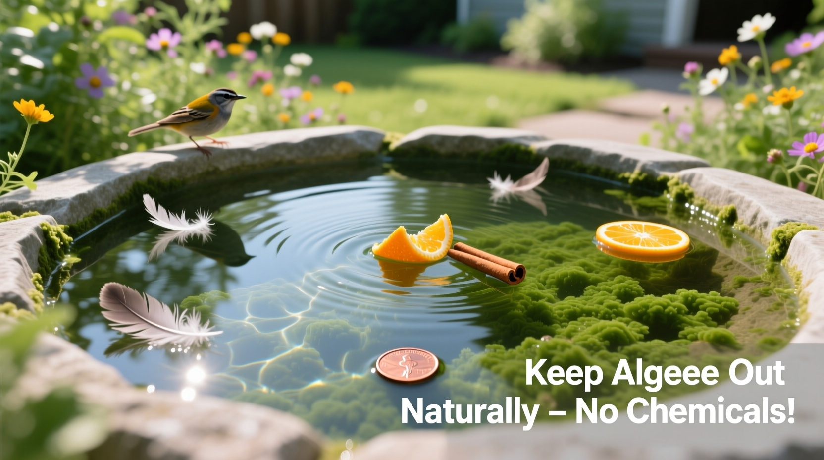 How to Keep Algae Out of Bird Bath Naturally and Effectively