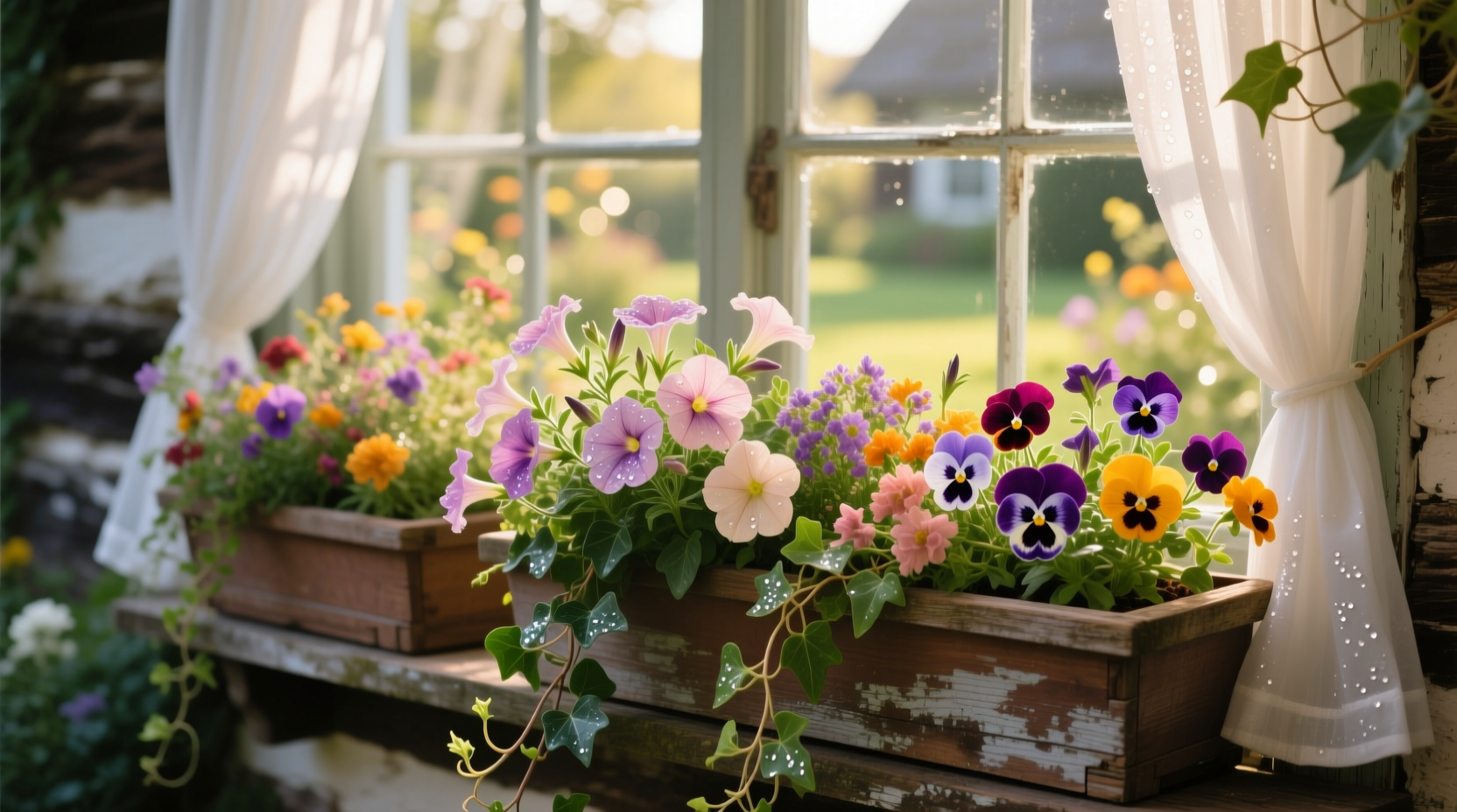 spring window boxes