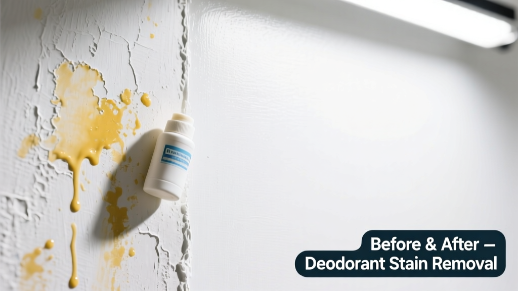 How to Remove Deodorant Stains from Painted Walls