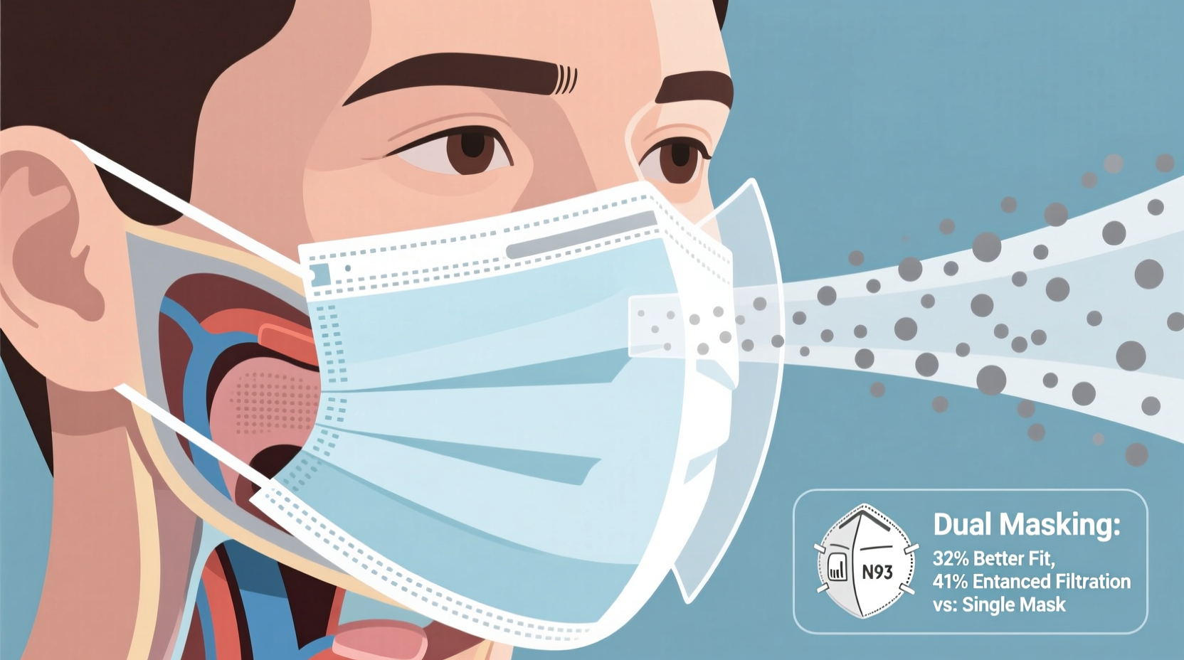 is wearing two masks better than one for filtration and fit