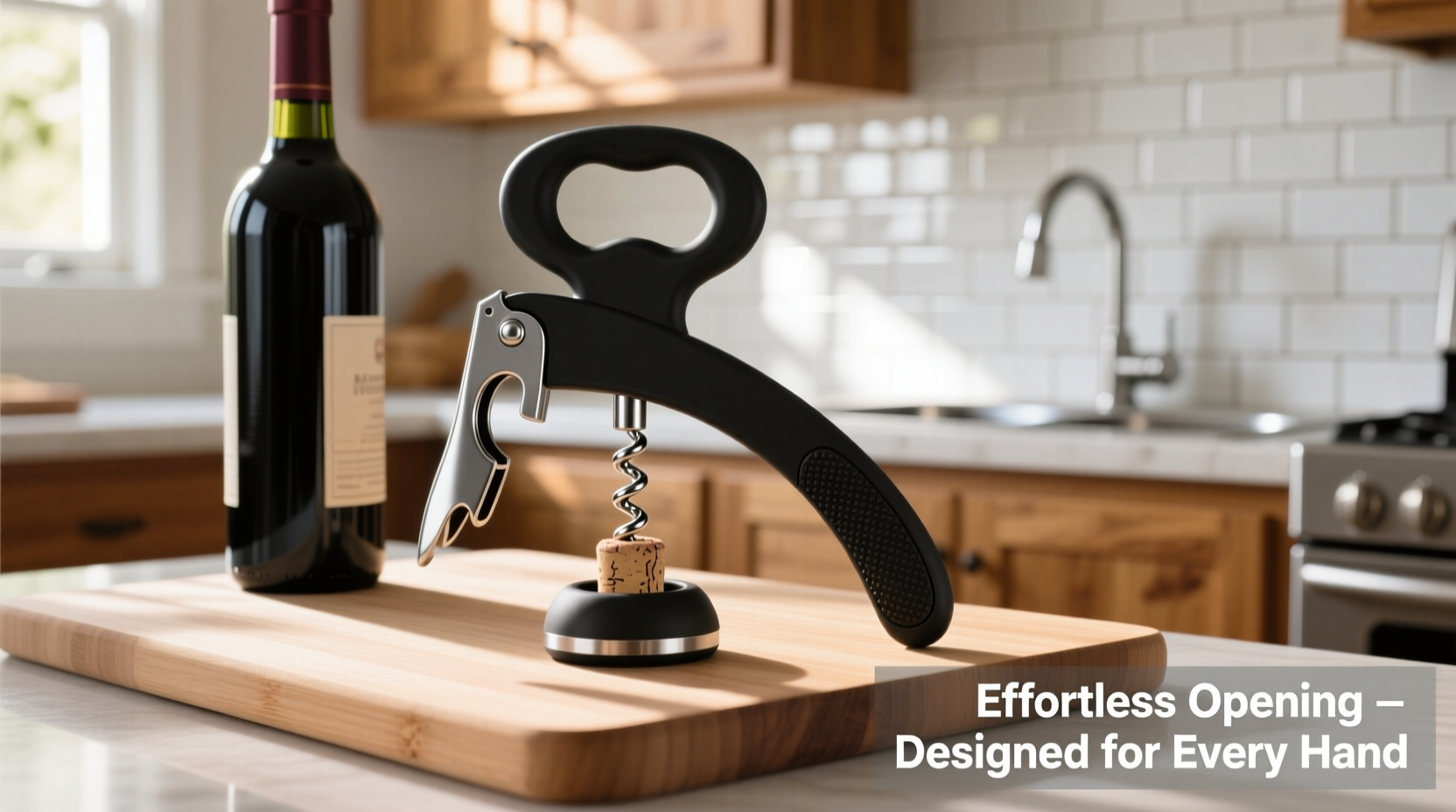 ergonomic corkscrews for arthritic hands that make opening effortless