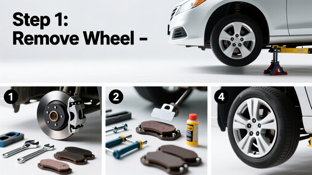 How to Replace Brake Pads on a Standard Sedan