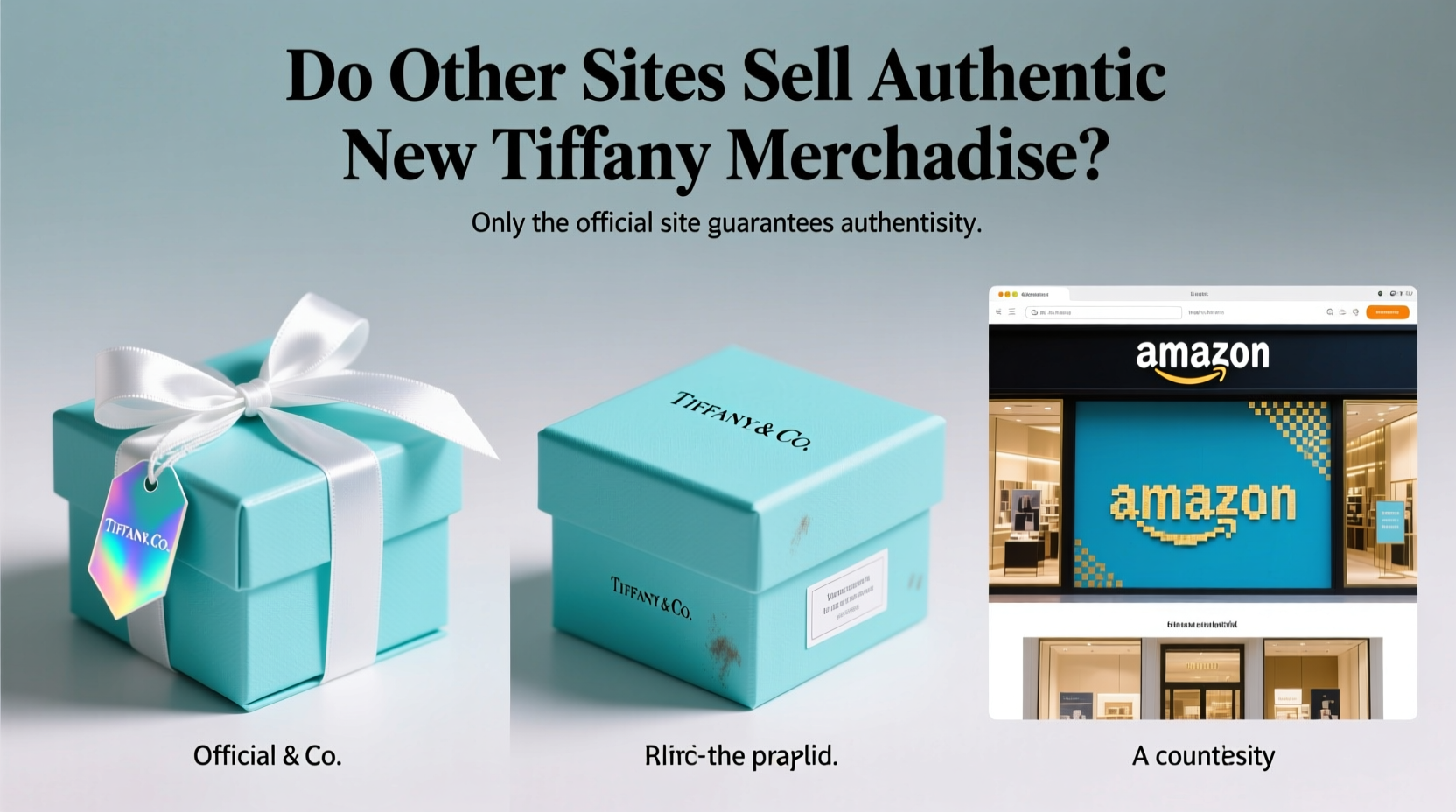 do other websites sell authentic new tiffany merchandise