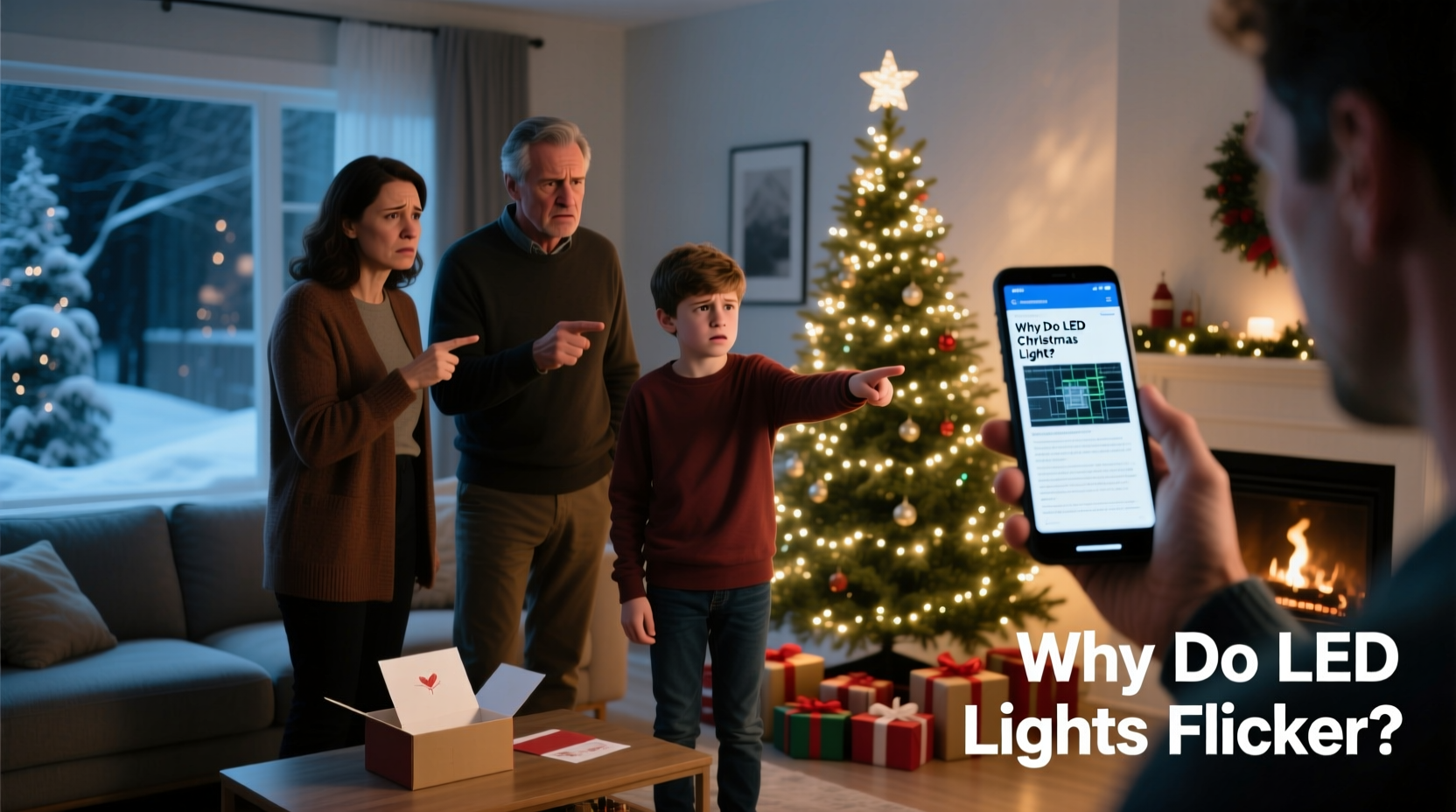 why do some people hate led christmas lights addressing the flicker complaint
