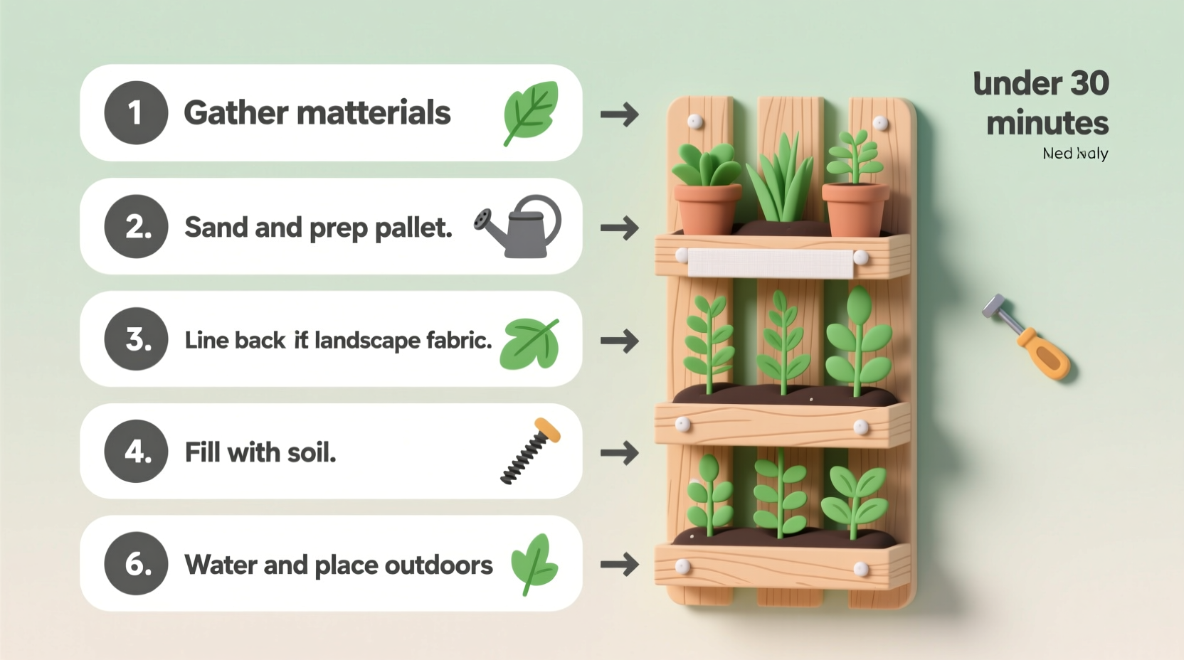 step by step diy guide to building a vertical herb garden in under 30 minutes