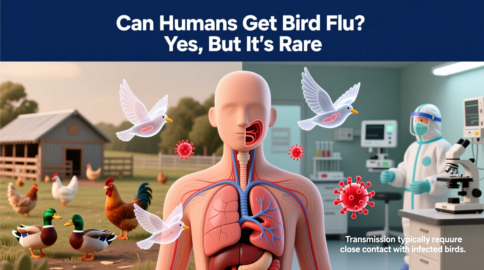 can human get bird flu
