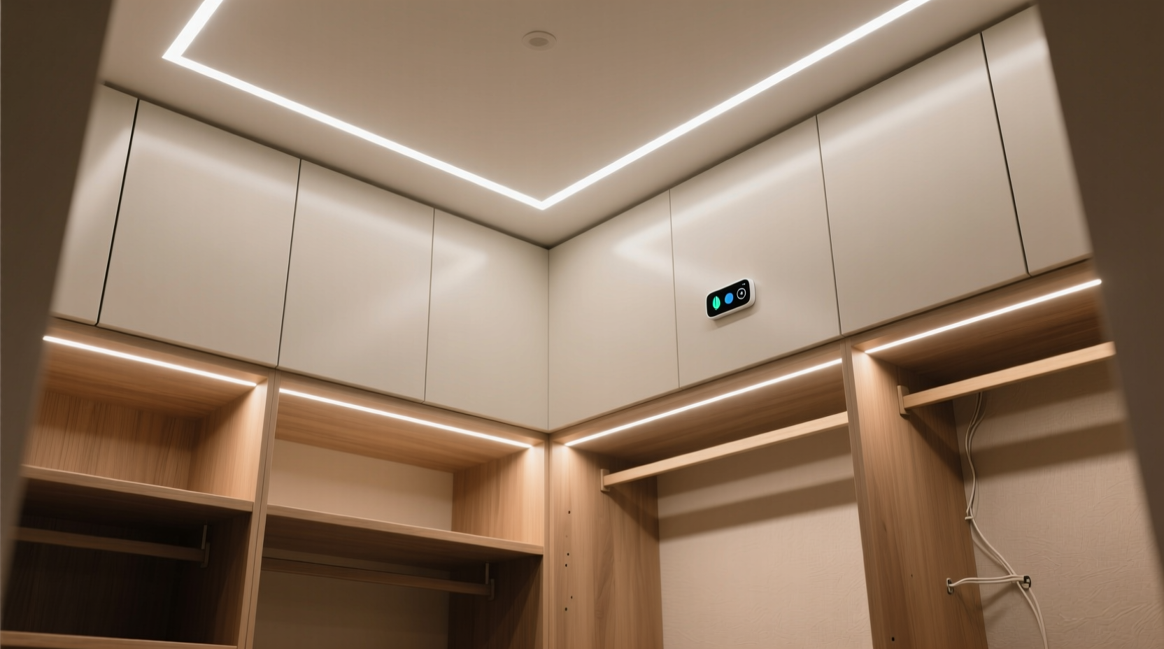 closet led strip lights vs puck lights which eliminates shadows