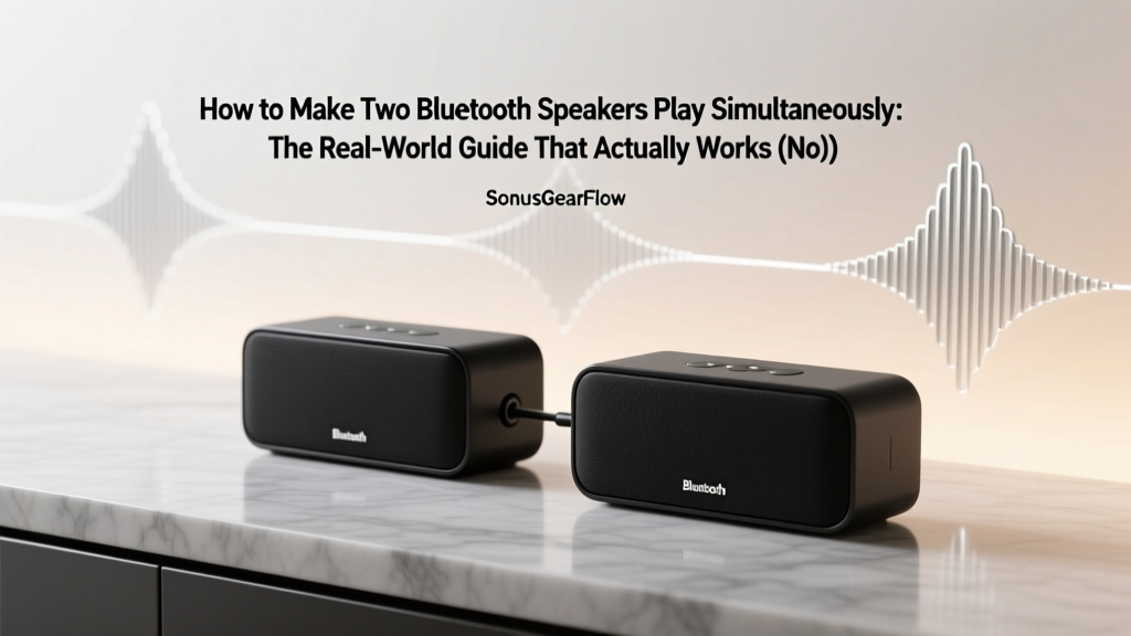 Two Bluetooth Speakers: Stereo or Party Mode