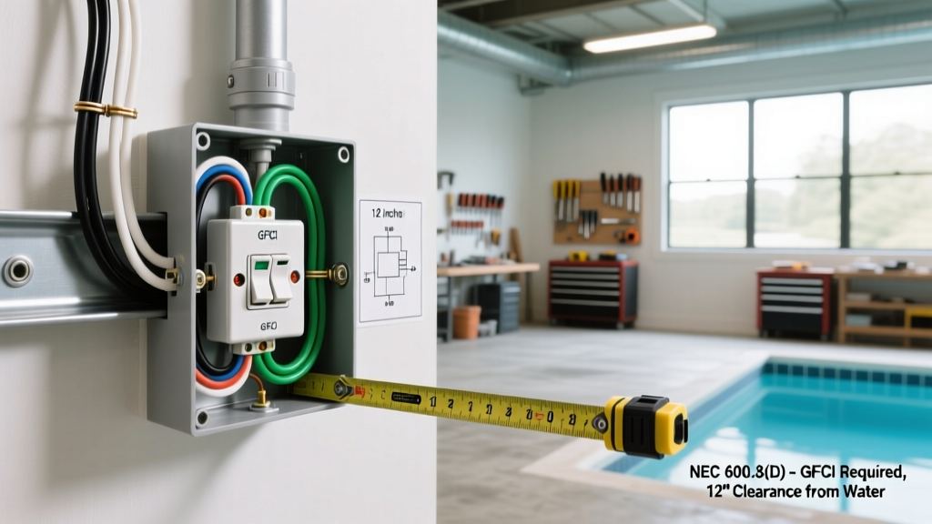 Above Ground Pool Electrical Outlet Wiring & NEC Safety Codes
