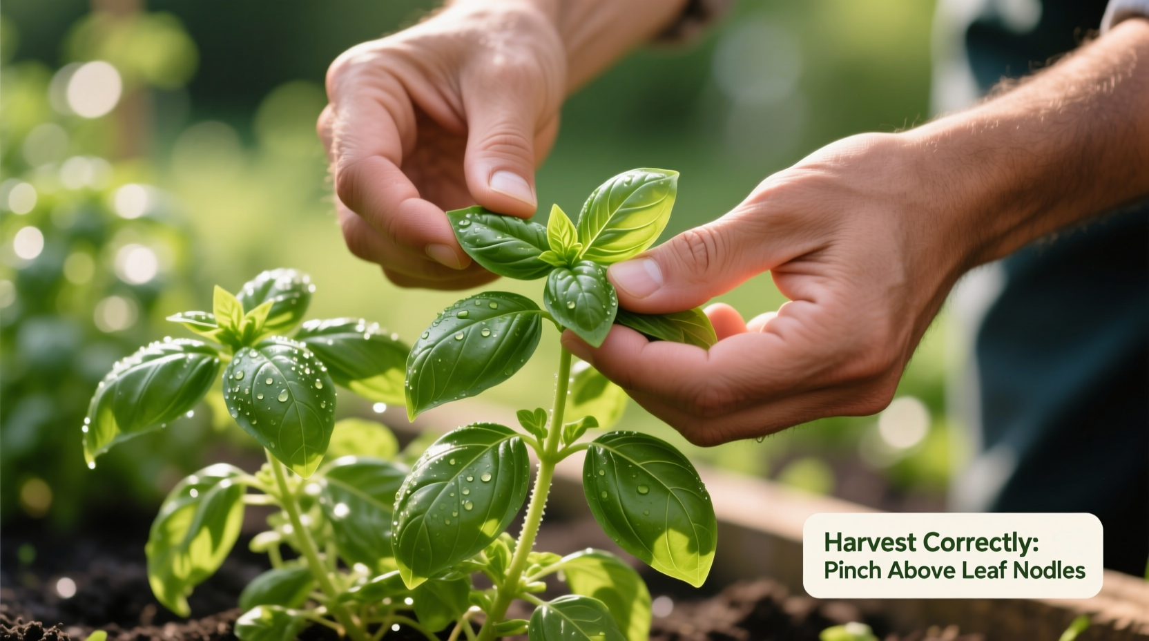 5 Basil Harvesting Secrets | TheHomeSprouts