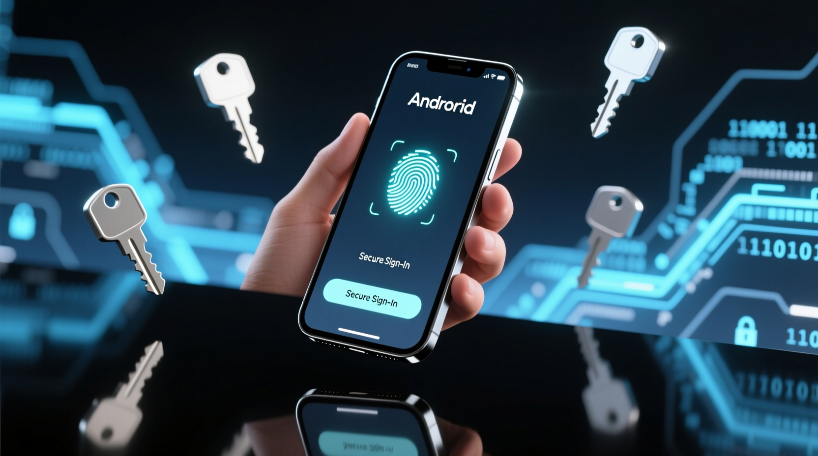 use your android phone as a security key for signing in