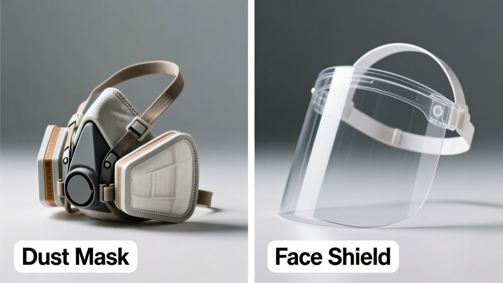 Dust Mask vs Face Shield: Which Is Better for Your Task?