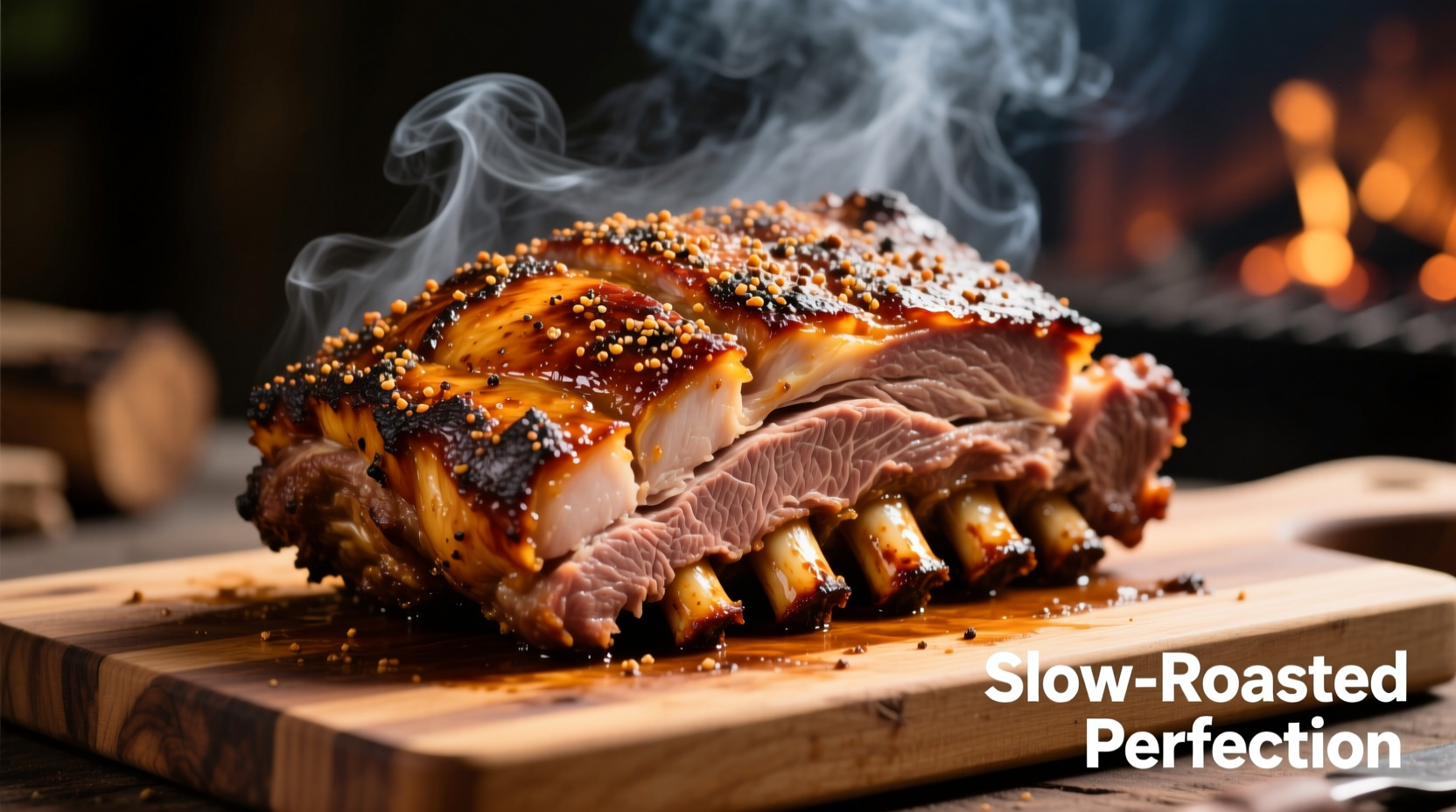 Perfectly cooked Boston butt roast with crispy bark