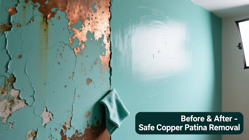 How to Remove Copper Patina from Painted Walls Safely
